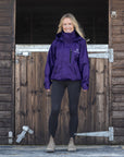 Shortie Mac Women's | Mesh Lining | Stowaway Hood | Purple