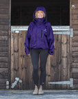 Shortie Mac Women's | Mesh Lining | Stowaway Hood | Purple