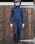 Water Repellent Leggings | Children's Navy/White