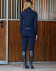 Women's Water Repellent Base Layer | Navy/White