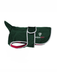 EQUIDRY | Dog Coat | Black Forest Green/Peacock Pink - EQUIDRY