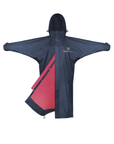 Evolution Children's | Mesh Lined | Stowaway Hood | Navy/Raspberry - EQUIDRY