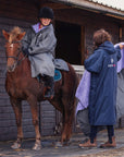 Evolution Children's | Thick Fleece | Fixed Hood | Charcoal/Lilac - EQUIDRY