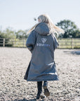 Evolution Children's | Thick Fleece | Fixed Hood | Charcoal/Lilac - EQUIDRY