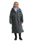 Evolution Children's | Thick Fleece | Fixed Hood | Charcoal/Lilac - EQUIDRY