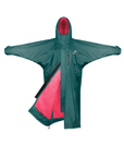 Evolution Children's | Thick Fleece | Fixed Hood | Teal/Peacock Pink - EQUIDRY