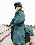Evolution Children's | Thin Fleece | Fixed Hood | Teal/Grey - EQUIDRY