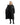 EQUIDRY women's thin fleece long waterproof horse riding coat in black/black studio open