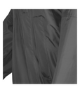 EQUIDRY waterproof horse riding raincoat thin fleece pro ride reflective charcoal/pale pink pockets