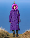 Unicorn Academy | Thick Fleece | Fur Hood | Purple/Violet