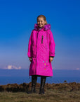 Unicorn Academy | Thick Fleece | Fur Hood | Fuchsia Pink/Violet