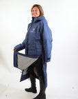 Evolution Women's | Thick Fleece | Fixed Hood | Steel Blue