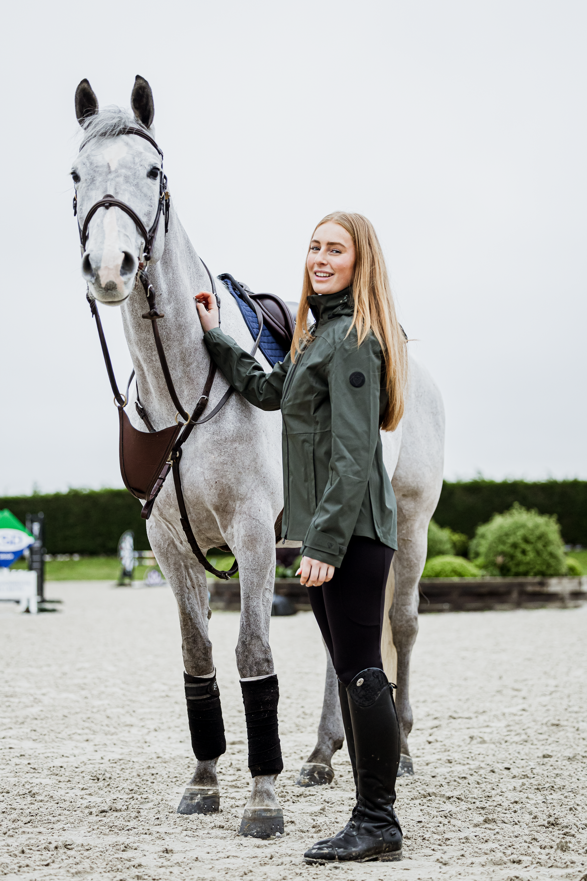 Women&#39;s Varsha Jacket | Black Forest Green
