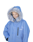 Evolution Women's | Thick Fleece | Fur Hood | Sky Blue