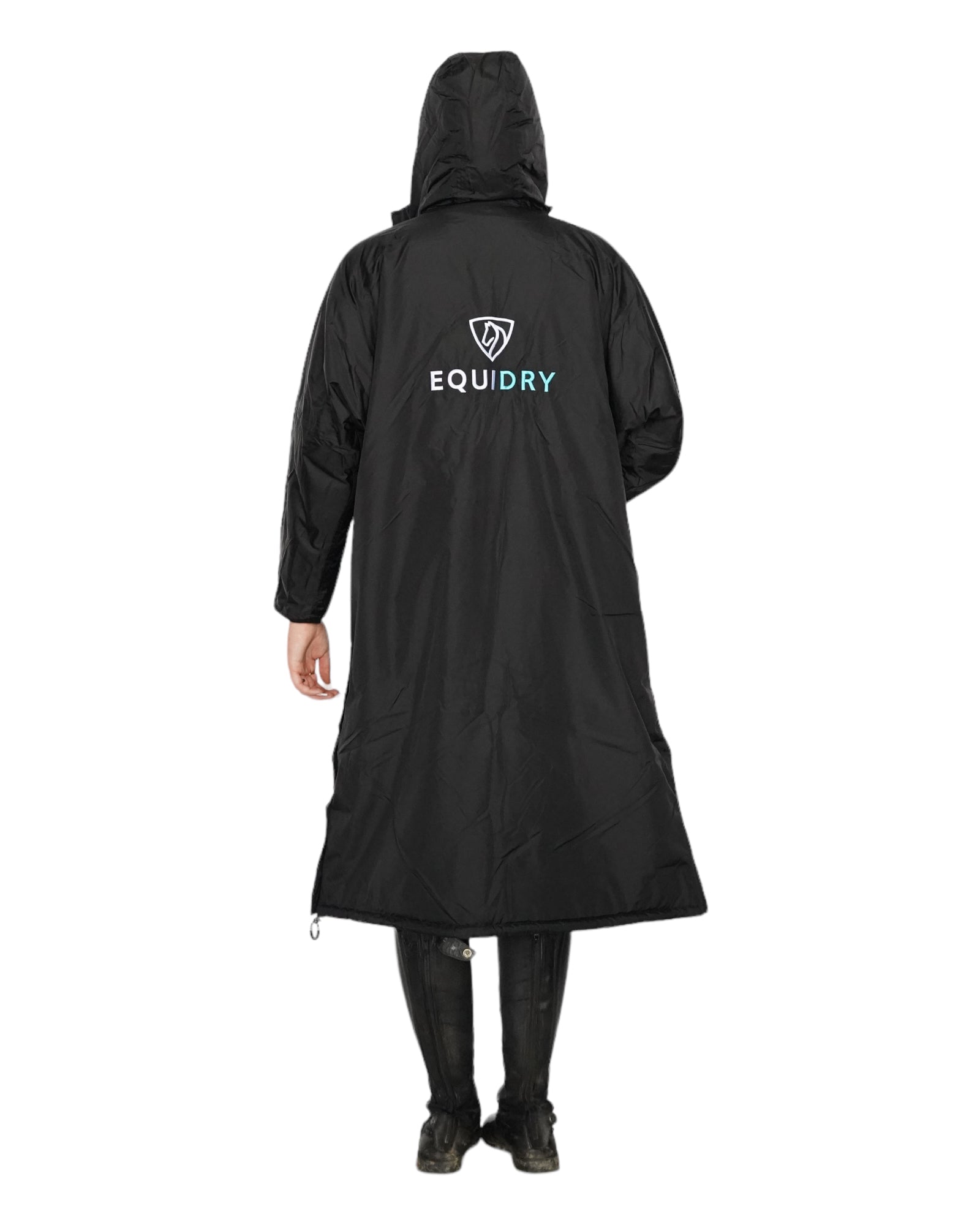 Evolution Women&#39;s | Thick Fleece | Fixed Hood | Black/Turquoise