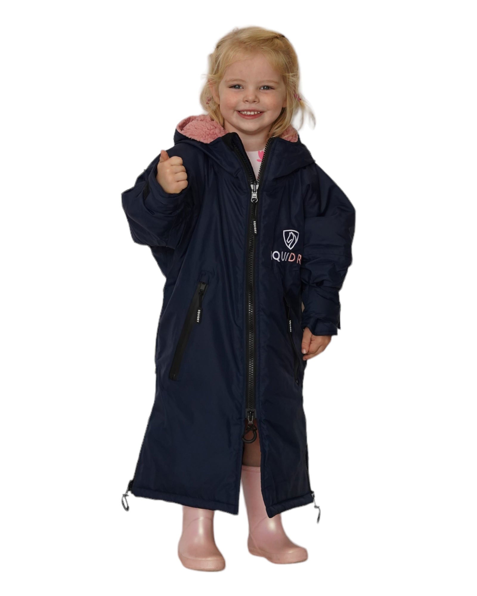 EQUIDRY | All Rounder Original Children's | Navy/Pale Pink - EQUIDRY