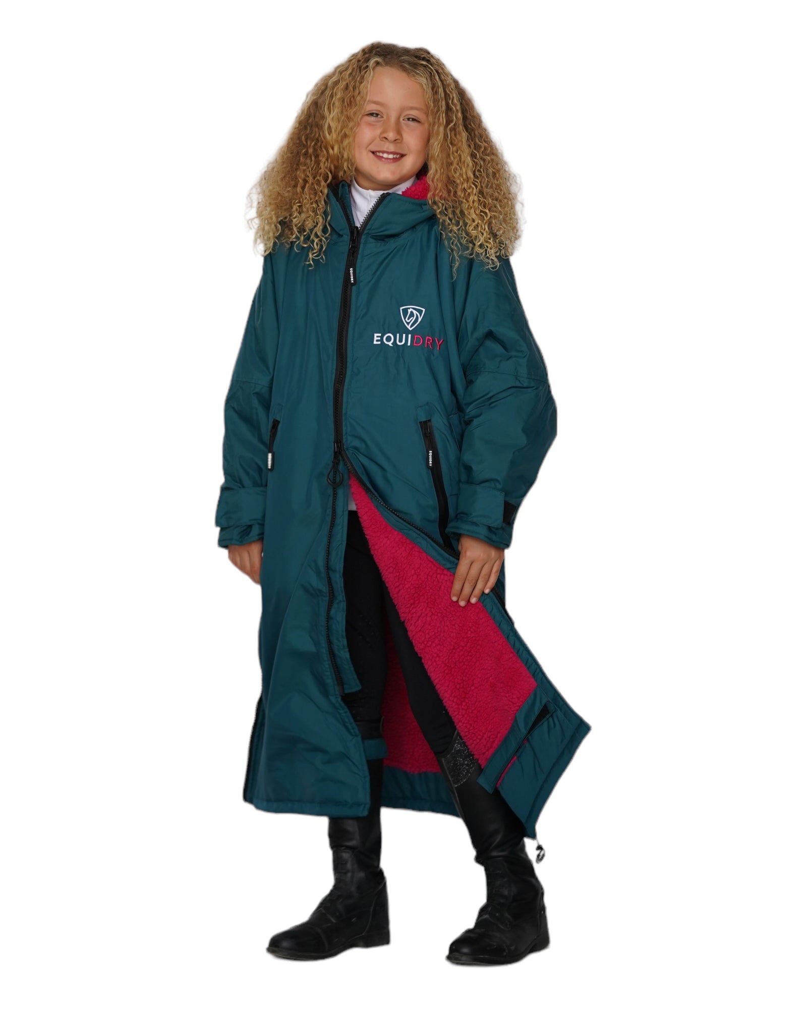 EQUIDRY | All Rounder Original Children's | Teal/Peacock Pink - EQUIDRY