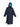 EQUIDRY waterproof horse riding raincoat All Rounder Original thick fleece Women's Navy/Turquoise