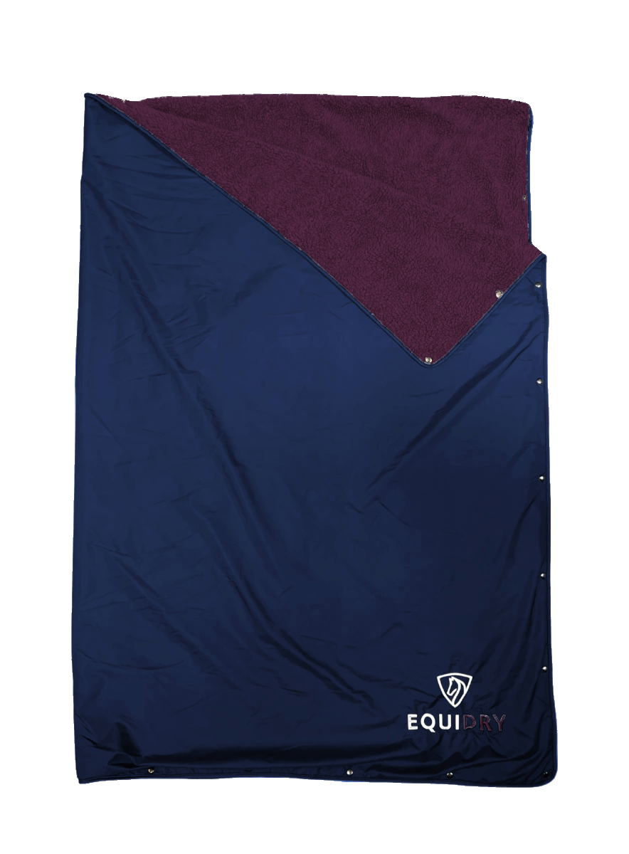 EQUIDRY | Equi-Blanket | Navy/Plum - EQUIDRY