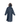 EQUIDRY | Parka | Women's | Navy - waterproof riding and leisure coat with padded inner detachable faux fur trim