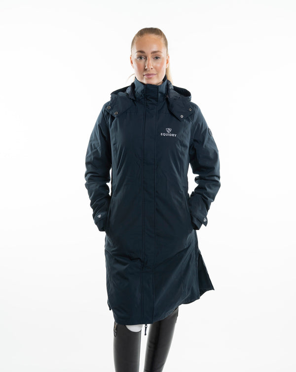 Bronte Waterproof Riding Coat | Removable Hood | Women's | Navy