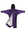 Evolution Children's | Thin Fleece | Stowaway Hood | Purple - EQUIDRY