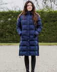 Thora Waterproof Riding Puffer  | Navy