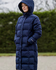 Thora Waterproof Riding Puffer  | Navy