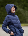 Thora Waterproof Riding Puffer  | Navy