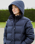 Thora Waterproof Riding Puffer  | Navy