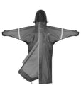 Evolution Women's | Thin Fleece | Stowaway Hood | Reflective | Charcoal/Charcoal