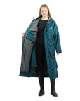 Evolution Women's | Thin Fleece | Fixed Hood | Teal/Grey