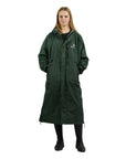 Evolution Women's | Thin Fleece | Fixed Hood | Black Forest Green