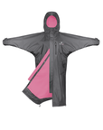 Evolution Women's | Thin Fleece | Fixed Hood | Charcoal/Penelope Pink