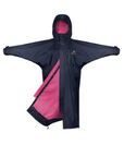 Evolution Women's | Thin Fleece | Fixed Hood | Navy/Raspberry