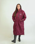 Evolution Women's | Thick Fleece | Fixed Hood | Plum/Grey