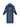 EQUIDRY waterproof horse riding raincoat thin fleece reflective steel blue back