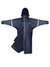 EQUIDRY waterproof horse riding raincoat thin fleece reflective navy 